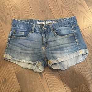 Denim shorts